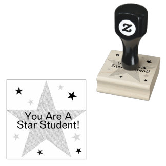 Star Student Teachers Award Förderung Rubber Gummistempel