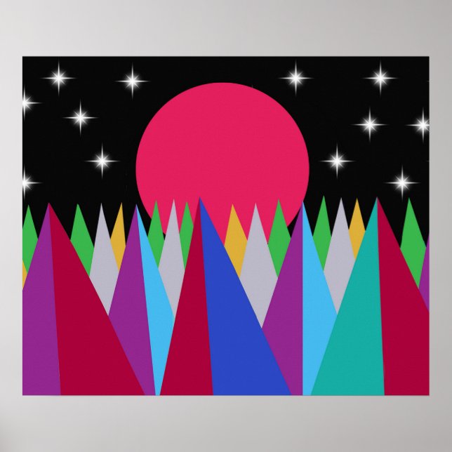 Star Sunset Poster (Vorne)