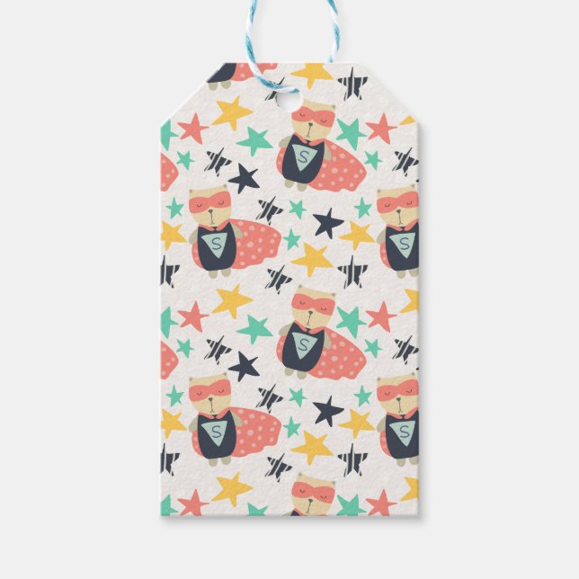 Star Super Hero Geschenkanhänger (Vorderseite)