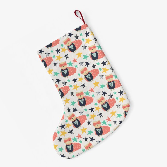 Star Super Hero Kleiner Weihnachtsstrumpf (Rückseite (Hängend))