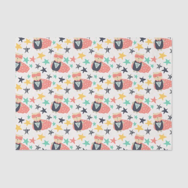 Star Super Hero Seidenpapier (Vorderseite)