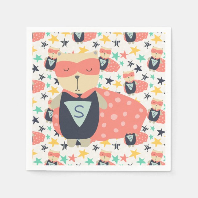 Star Super Hero Serviette (Vorderseite)
