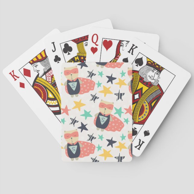 Star Super Hero Spielkarten (Rückseite)