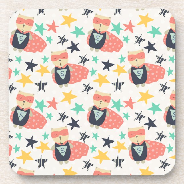 Star Super Hero Untersetzer (Vorderseite)