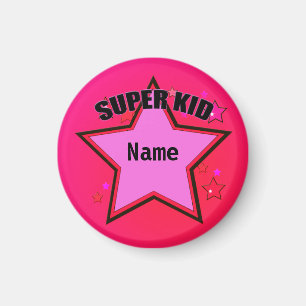 Star Super Kid Name Rosa Custom Small Magnet