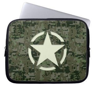 Star Tag Decal Digital Camouflage Style Laptopschutzhülle