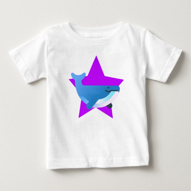 Star, The Whale, Whale Baby T-shirt (Vorderseite)