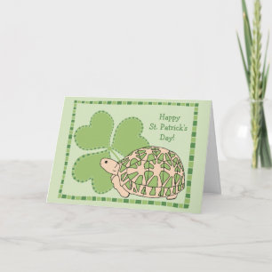 Star Tortoise St Patrick's Day Card Karte