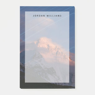 Star Trail Mount Everest Tibet, China Post-it Klebezettel