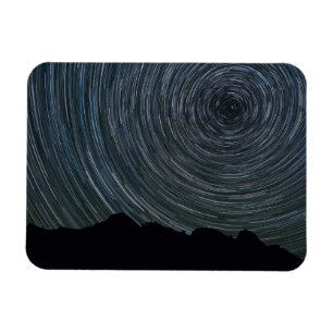 Star Trails um Polaris herum   Ingalls Pass Magnet