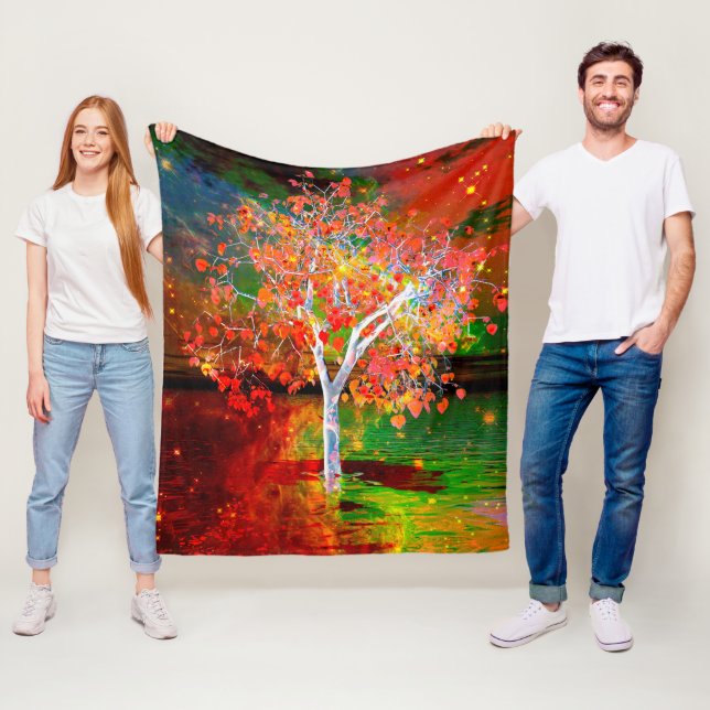 Star Tree Fleece Blanket (Beispiel)