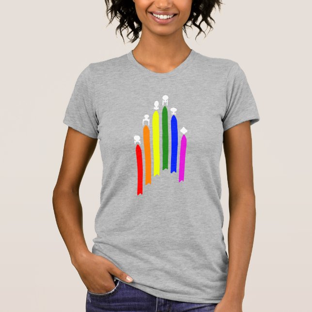 Star Trek Gay Pride T-Shirt (Vorderseite)