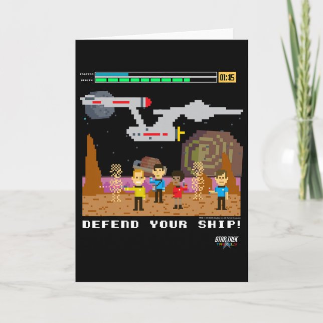 Star Trek Original Series Pixel Video Game  Karte (Vorderseite)