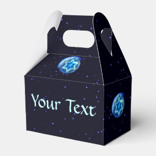 Star umkreist geschenkschachtel