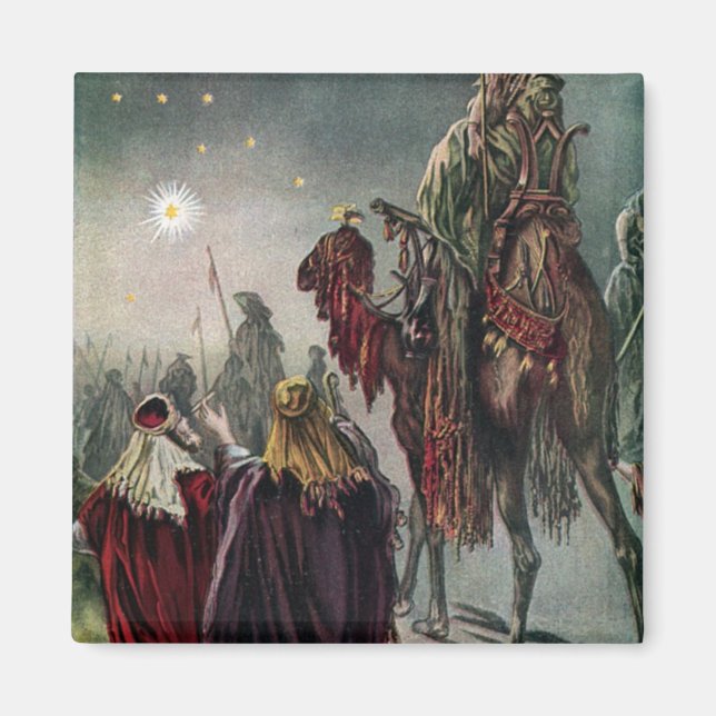 Star von Bethlehem Magnet (Vorne)