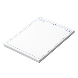 Star von David 5,5 x 6 Zoll Personalisiert Notizblock