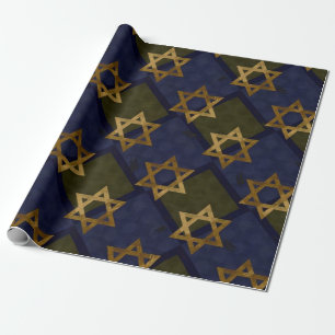 Star von David Blue Geschenkpapier