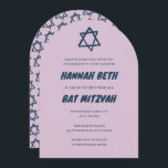 Star von David Custom B'nai Bat Bar Mitzvah Arched Einladung<br><div class="desc">Perfekte Karte, um eine Bar mitzvah, Fledermausmitzvah oder andere jüdische Feier anzukündigen! Handgemachte Kunst für Sie! Vollständig anpassbar! Klicken Sie auf "Personalisieren" oben, um den Text zu bearbeiten. Klicken Sie auf "Bearbeiten mit dem Design-Tool", um die Schriftart, Farben und Platzierungen anzupassen und den Rahmen oder die Rückseite zu löschen, wenn...</div>