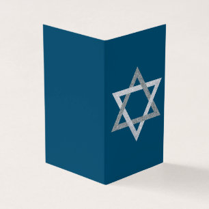 Star von David Hanukkah Glitzer 25pk Cards