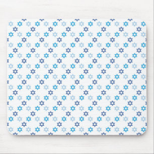Star von David Jewish Blue und White Mousepad