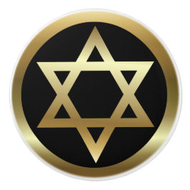 Star von David Keramik Knob Keramikknauf