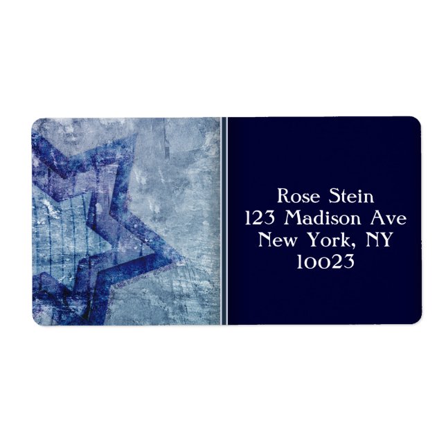 Star von David Labels (Vorne)