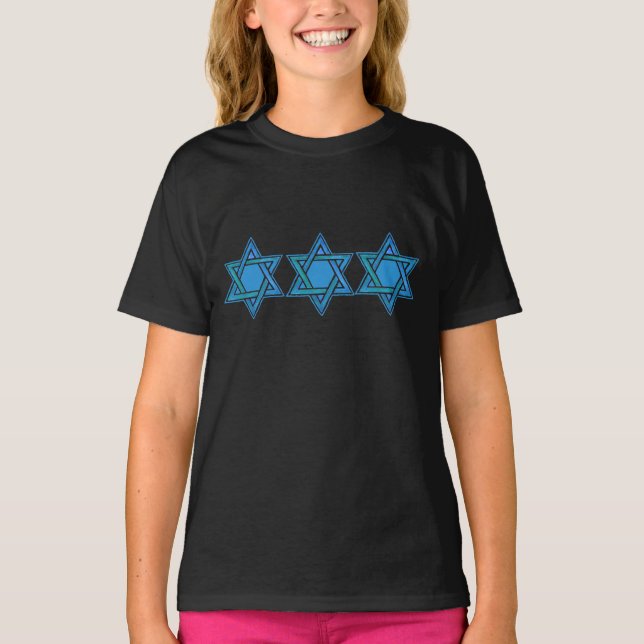 Star von David Ladys T - Shirt (Vorderseite)
