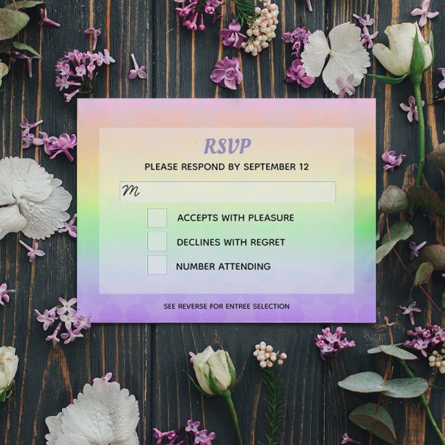 Star von David Pastel Ombre Bat Mitzvah UAWG Einladung (Von Creator hochgeladen)