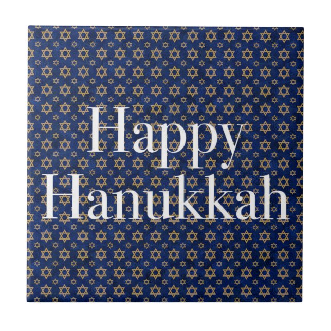 Star von David Pattern Tile Fliese (Vorderseite)