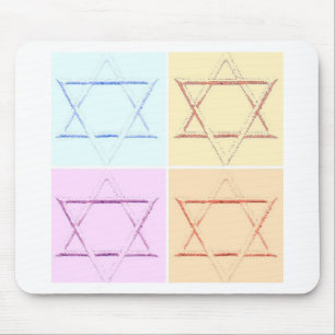 Star von David Pop Art Mousepad