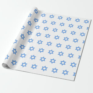 Star von David Print Geschenkpapier