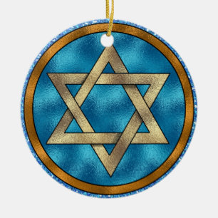 Star von David Shalom - SRF Keramik Ornament