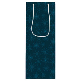 Star von David Snowflakes Geschenktüte Für Weinflaschen