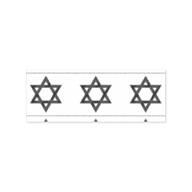 Star von David Thunder_Covet Gummistempel (Prägung)