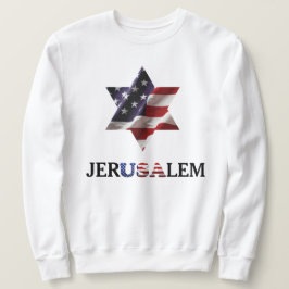 Star von David USA, jerUSAlem Israel Palästina Kri Sweatshirt