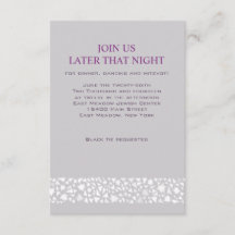 STAR WALL Jüdische Hochzeitsempfangskarte Party