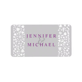 STAR WALL Jüdisches Hochzeitshilfelabel Adressaufkleber