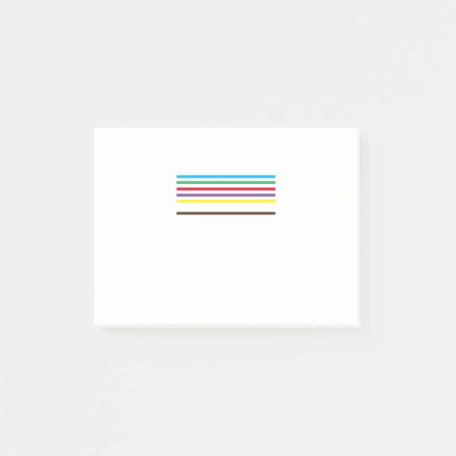Star Wars Lightsaber Minimale Gestaltung Post-it Klebezettel (Vorderseite)