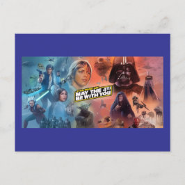 Star Wars Tag Grußkarte (4. Mai) Postkarte