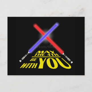 Star Wars Tag Grußkarte (4. Mai) Postkarte