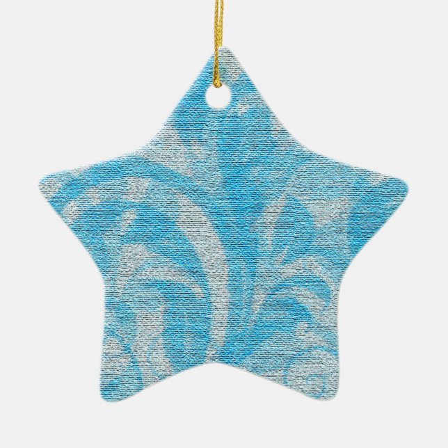 STAR Weihnachtsbaum Keramikornament (Vorne)