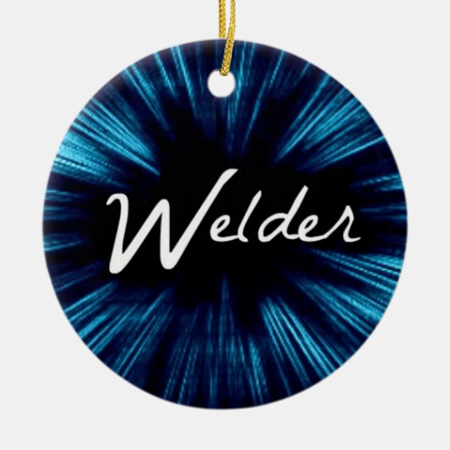 Star Welder Keramik Ornament (Vorne)