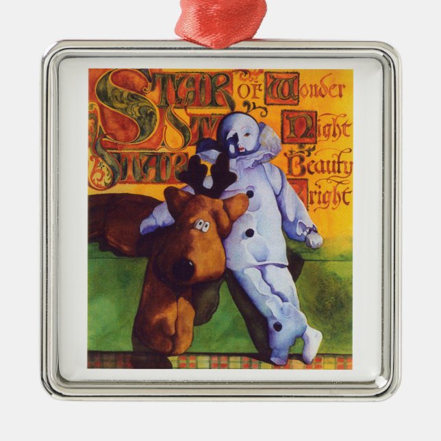 STAR WONDER Premium Square Ornament (Vorne)