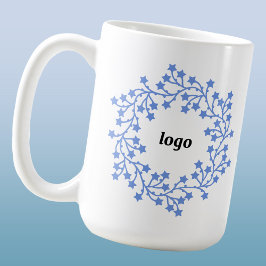 Star Wreath Logos Business Urlaub Kaffeetasse