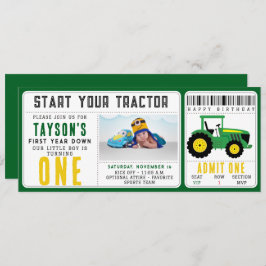 Star Your Traktor 1. Geburtstag | Landwirtschaftst Einladung