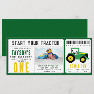 Star Your Traktor 1. Geburtstag   Landwirtschaftst Einladung