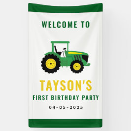 Star Your Traktor 1. Geburtstag | Zugmaschine Banner