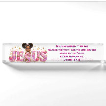StarBerry™ "JESUS" Schrift-Tisch-Platte