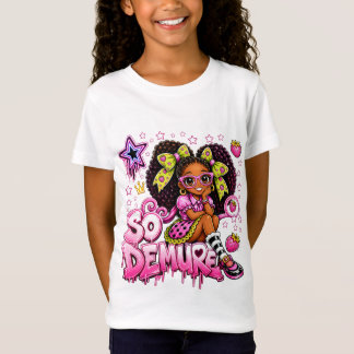 StarBerry™ So Demure Pink Neon Graffiti T-Shirt
