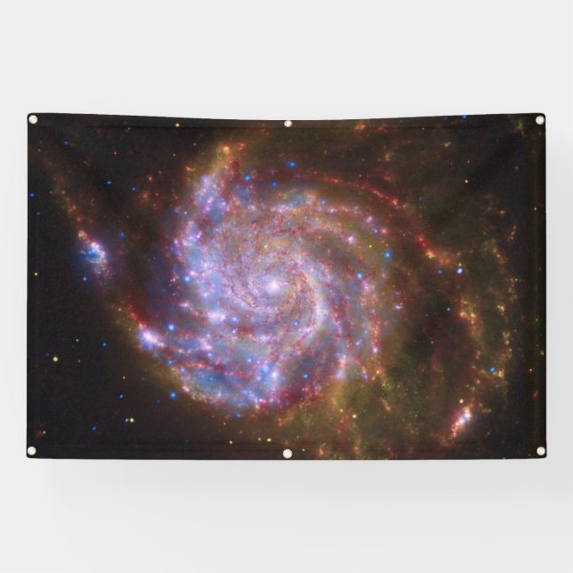 Starbirth im Pinwheel: M101 Galaxy Banner (Horizontal)